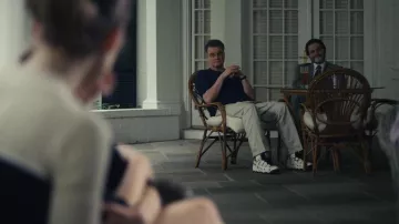Fila Sneakers worn by Michael Peterson (Colin Firth) as seen in The Staircase TV show outfits (Season 1 Episode 3)