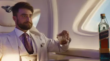 Printed Tie worn by Abigail Fairfax (Daniel Radcliffe) as seen in The Lost City movie wardrobe