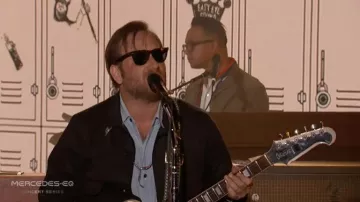 Gafas de sol usadas por Dan Auerbach como se ve en la actuación de Black Keys Live en Jimmy Kimmel Live!