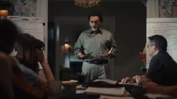 Leather Belt worn by David Rudolf (Michael Stuhlbarg) as seen in The Staircase TV series wardrobe (Season 1 Episode 4)