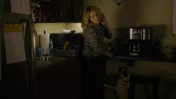 Printed Blouse Top worn by Lorna (Becki Newton) as seen in The Lincoln Lawyer (S01E02)