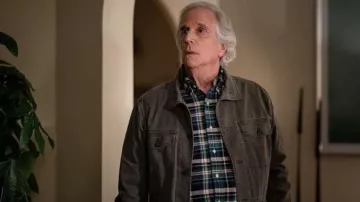 Veste portée par Gene Cousineau (Henry Winkler) telle que vue dans les tenues de la série télévisée Barry (saison 3 épisode 4)