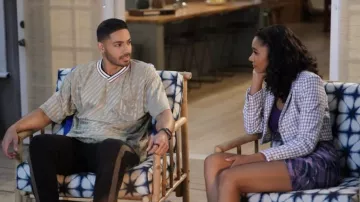 Jersey T-shirt worn by Jordan Baker (Michael Evans Behling) as seen in All American TV series (Season 4 Episode 20)