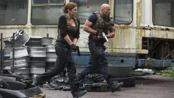 Drop leg holster worn by Riley (Gina Carano) in Fast & Furious 6