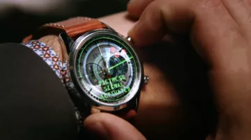 Zenith Watch worn by Harry (Steve Howey) as seen in True Lies TV series outfits (Season 1)