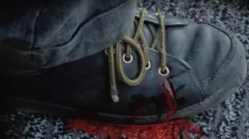 Zapatos de cuero usados por Alex (Denis Lavant) en Mauvais Sang