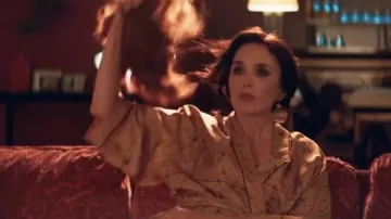 The satin dressing gown worn by Martha (Isabelle Adjani) in the film Masquerade