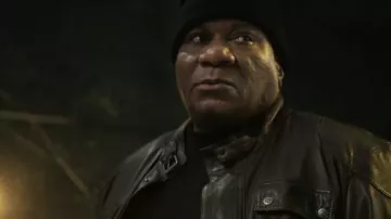 Veste en cuir portée par Luther Stickell (Ving Rhames) comme on le voit dans Mission: Impossible - Dead Reckoning Part 1