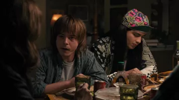 Multicolor Printed Hat Cap worn by Argyle (Eduardo Franco) as seen in Stranger Things (S04E03)
