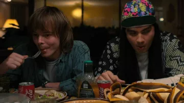 Striped shirt worn by Jonathan Byers (Charlie Heaton) as seen in Stranger Things outfits (S04E03)