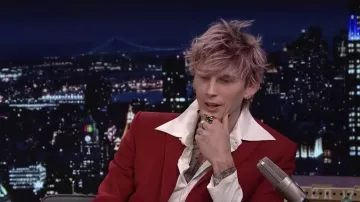 Rings worn by Machine Gun Kelly as seen in The Tonight Show Starring Jimmy Fallon