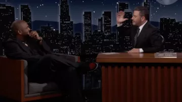 Des baskets portées par Van Lathan Jr. comme on le voit dans Jimmy Kimmel Live!