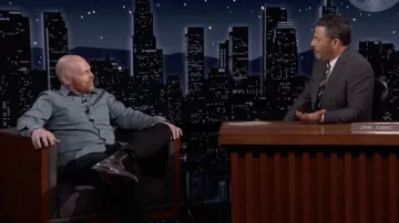 Bottes en cuir portées par Bill Burr comme on le voit dans Jimmy Kimmel Live!