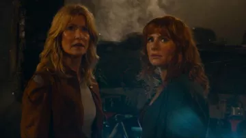 Burnt Orange Blouse worn by Ellie Sattler (Laura Dern) as seen in Jurassic World Dominion