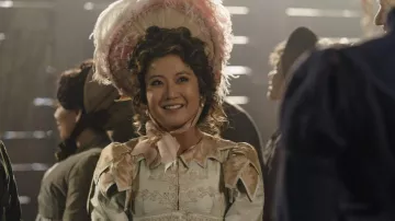 Embroidered Dress worn by Gertie (Ashley Park) in Mr. Malcolm's List