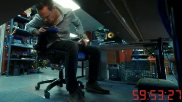 Zapatos usados por Orlando Friar (Kevin Dillon) como se ve en la película Hot Seat