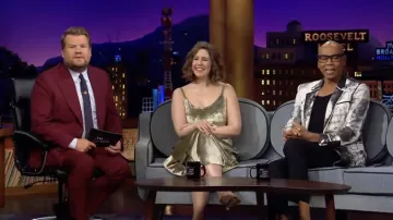 Veste blazer portée par RuPaul dans The Late Late Show avec James Corden le 16 juin 2022