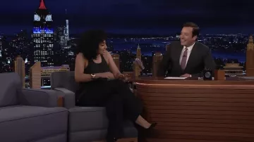 Les chaussures Christian Louboutin Heels portées par Tracee Ellis Ross dans The Tonight Show Starring Jimmy Fallon