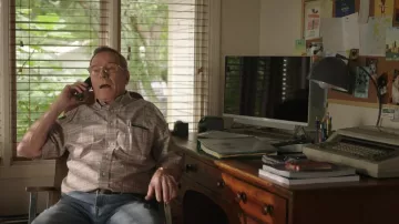 Plaid Flannel Shirt worn by Jerry (Bryan Cranston) as seen in Jerry & Marge Go Large outfits