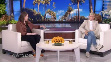 Sneakers worn by Ellen DeGeneres as seen in The Ellen DeGeneres Show on June 21, 2022