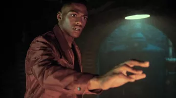 Maroon Jacket worn by Marcus (Justin Cornwell) as seen in The Umbrella Academy TV show (Season 3 Episode 1)