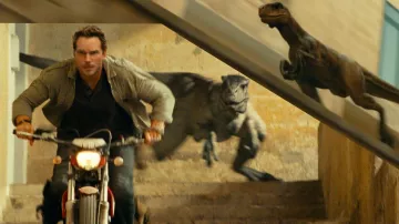 Khaki jacket worn by Owen Grady (Chris Pratt) in Jurassic World Dominion
