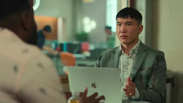 Plaid Blazer Jacket worn by Nicholas (Joel Kim Booster) as seen in Loot TV series wardrobe (Season 1 Episode 1)