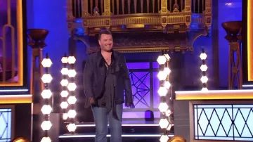 Black silk neck tie shirt worn by Sam Smith as seen in The Late Late Show with James Corden