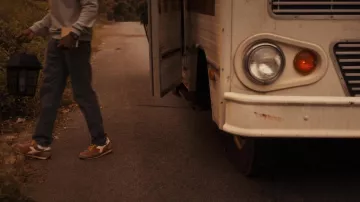 Diadora brown sneakers worn by Lucas Sinclair (Caleb McLaughlin) as seen in Stranger Things (S04E09)