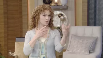 Cardigan worn by Bernadette Peters as seen in LIVE with Kelly and Ryan