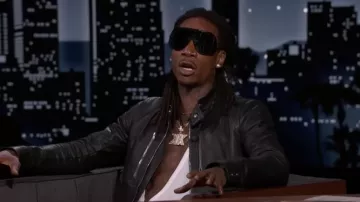 Sunglasses worn by Wiz Khalifa in Jimmy Kimmel Live!