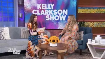 Printed Dress worn by Anne Hathaway as seen in The Kelly Clarkson Show