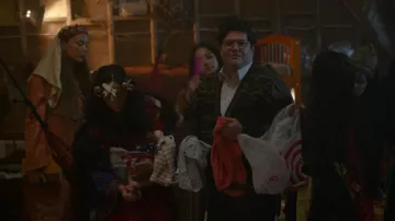 Printed Cardigan worn by Guillermo de la Cruz (Harvey Guillen) as seen in What We Do in the Shadows TV show (S04E02)