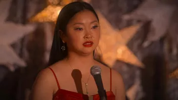 Arrow pendant necklace worn by Erika Vu (Lana Condor) as seen in Boo, Bitch TV series outfits (Season 1 Episode 8)