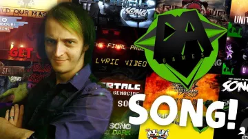 Chemise violette portée par DAGames dans DAGAMES OFFICIAL FOUNDERS PACK#1 LYRIC VIDEO!