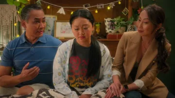 Tie and dye smiley hoodie worn by Erika Vu (Lana Condor) as seen in Boo, Bitch TV show (Season 1 Episode 8)