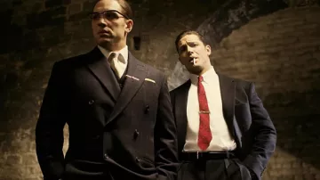 Gold Tie worn by Ron Kray (Tom Hardy) in Legend movie wardrobe