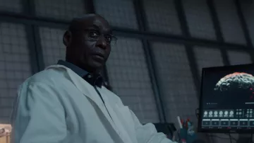 Eyeglasses worn by Albert Wesker (Lance Reddick) as seen in Resident Evil TV show outfits (Season 1 Episode 7)