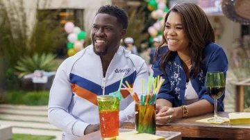 White Tracksuit worn by Sonny Fisher (Kevin Hart) in Me Time movie