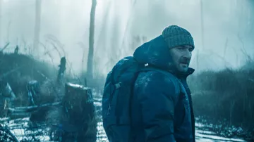 The backpack used by Mathieu (Gilles Lellouche) in the film Kompromat