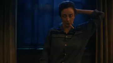 Button down shirt worn by Suze (Andrea Riseborough) as seen in Please Baby Please movie wardrobe