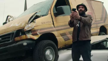 Brown leather jacket worn by Tennyson Torch (Rory McCann) as seen in xXx: Return of Xander Cage