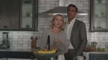 Grey long sleeve top worn by Maria Broaddus (Naomi Watts) as seen in The Watcher TV series outfits (Season 1)