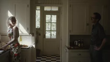 Floral dress worn by Norma Jeane (Ana de Armas) as seen in Blonde movie wardrobe