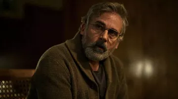 Cardigan worn by Alan Strauss (Steve Carell) as seen in The Patient TV series (Season 1 Episode 5)