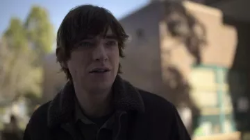 Sherpa Brown Jacket worn by Sam Fortner (Domhnall Gleeson) as seen in The Patient TV series outfits (S01E07)