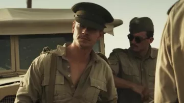 Military shirt worn by Jock Lewes (Alfie Allen) as seen in SAS: Rogue Heroes TV show outfits (Season 1)