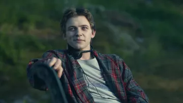 Flannel Plaid shirt worn by Kevin (Igby Rigney) as seen in The Midnight Club (Season 1 Episode 1)