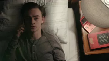 Henley Long Tee worn by Craig (Jaeden Lieberher) as seen in Mr. Harrigan's Phone movie outfits
