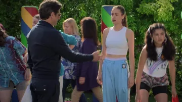 Nike Hoops Pants in blue worn by Louise Gruzinsky (Nell Verlaque) as seen in Big Shot (S02E05)